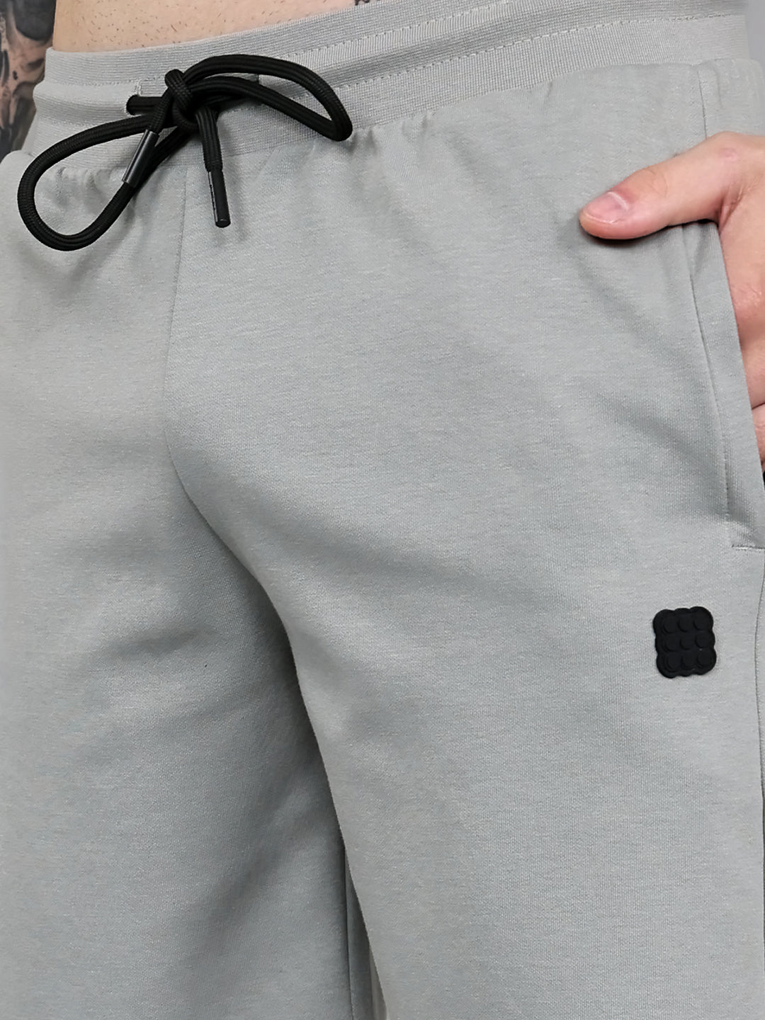 Rock.it Men Grey Solid Regular Fit Shorts