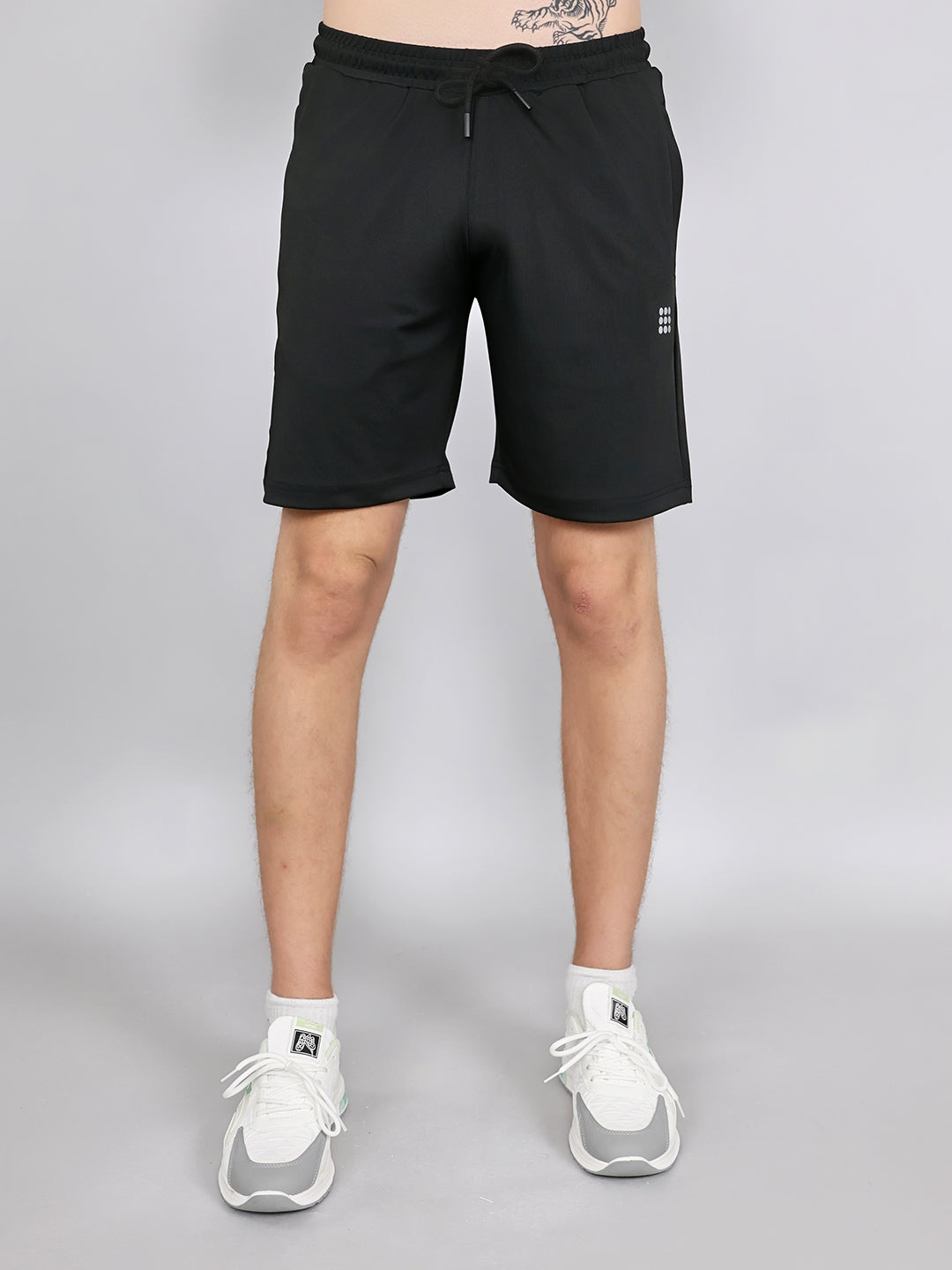 Rock.it Men Black Solid Regular Fit Shorts