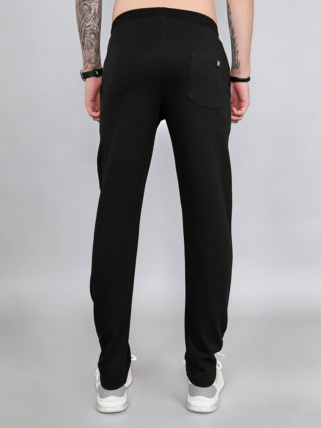Rock.it Men Black Solid Smart Fit Lower