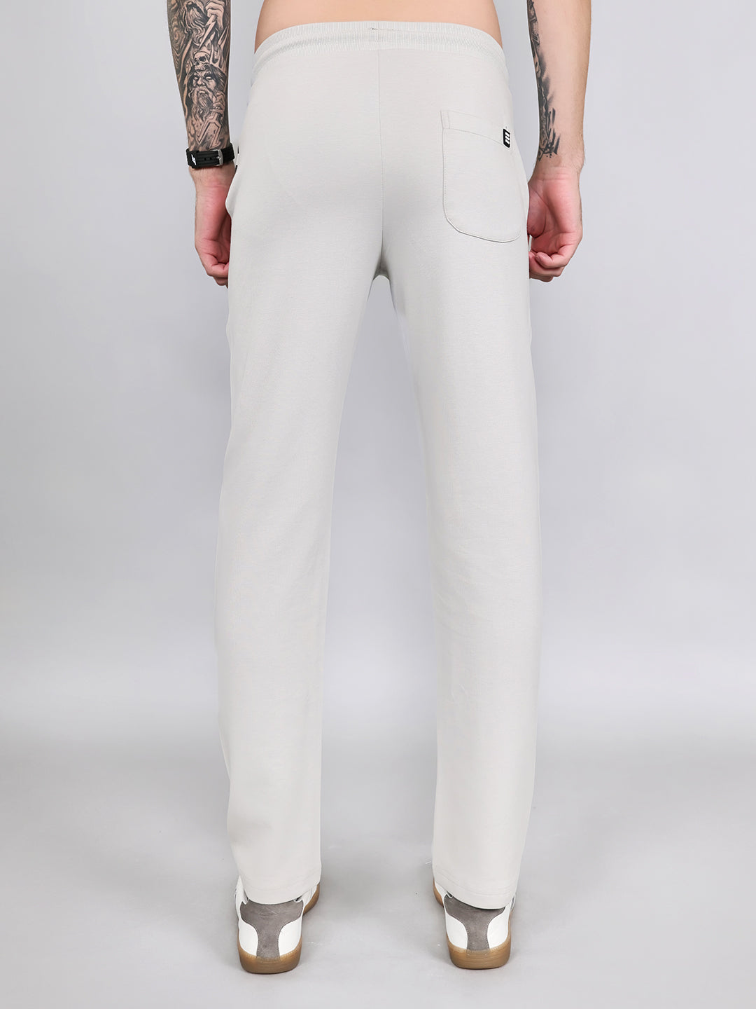 Rock.it Men Grey Solid Smart Fit Lower