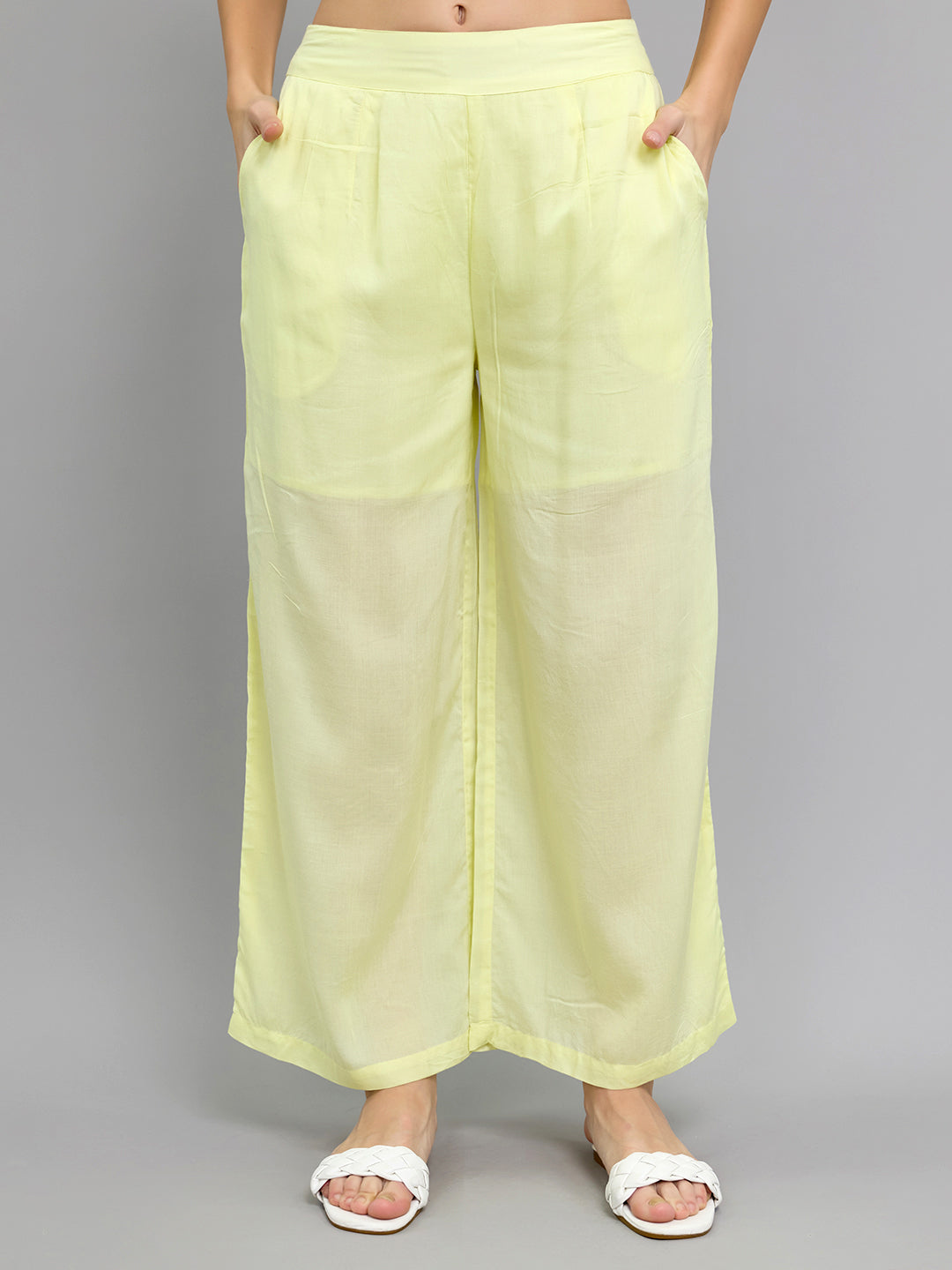 Women Yellow Embroidered Round Neck Half Sleeve Cords Set