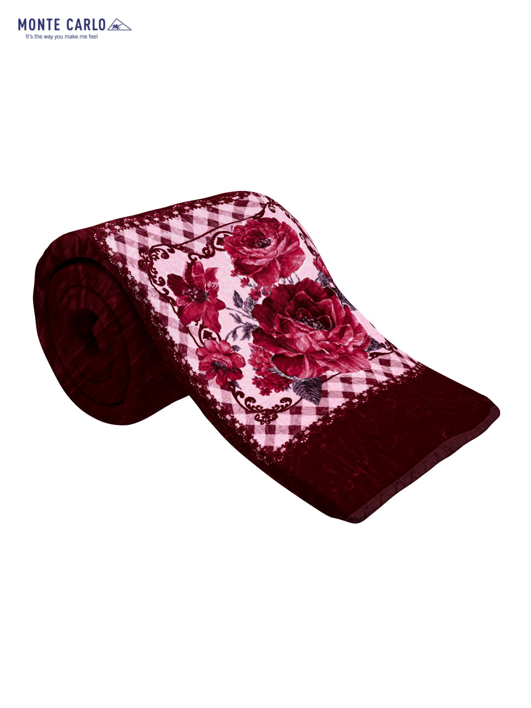 Printed Double Bed 947 GSM Blanket Angel Gold 1 Ply (Weight 5 kg)