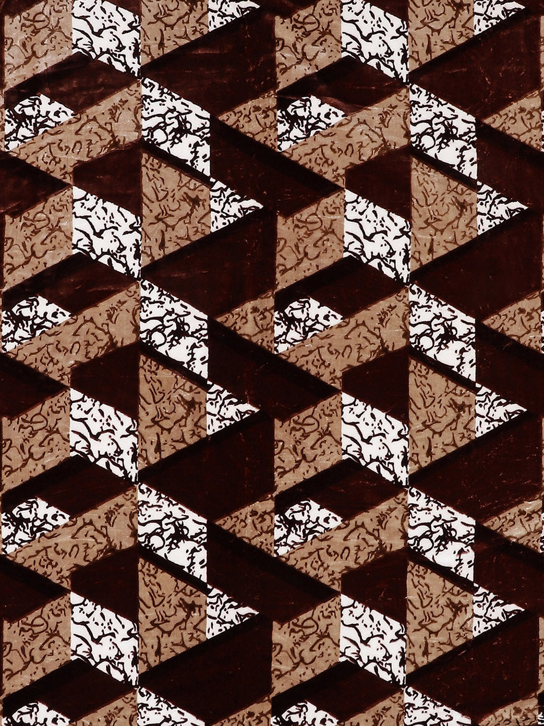 Printed Double Bed 1041 GSM Blanket Apricot 2 Ply (Weight 5.5 kg)