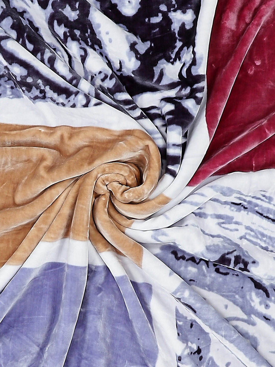 Printed Double Bed 795 GSM Blanket Austin 2 Ply (Weight 4.2 kg)