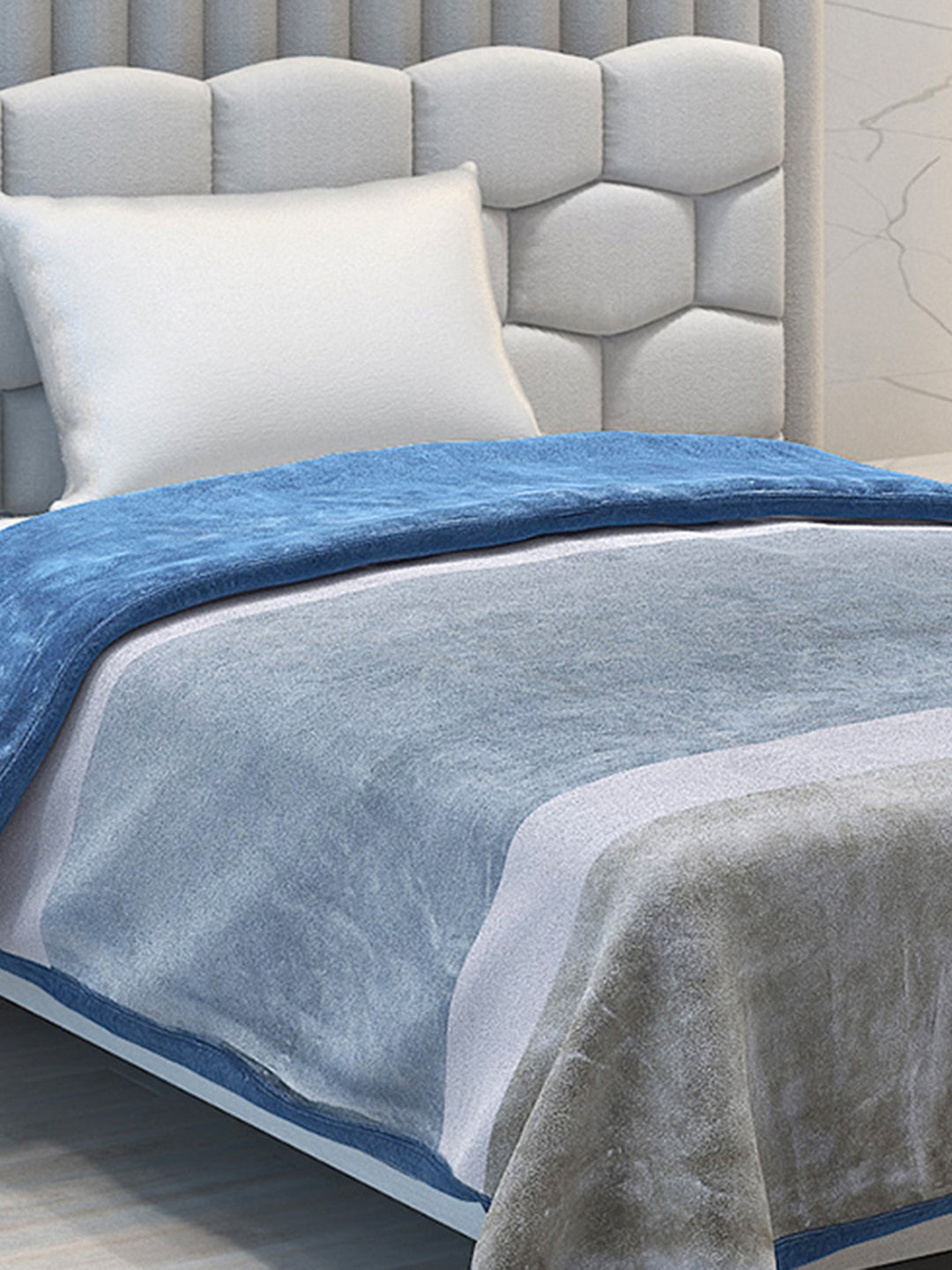 Printed Single Bed 1051 GSM Blanket Bling 2 Ply (Weight 3.7 kg)