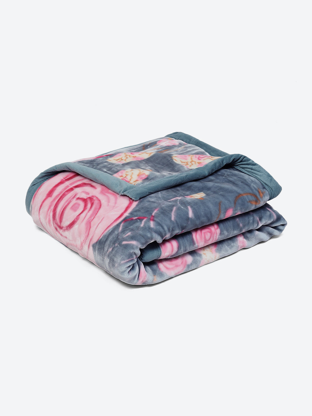 Printed Single Bed 1051 GSM Blanket Bling 2 Ply (Weight 3.7 kg)