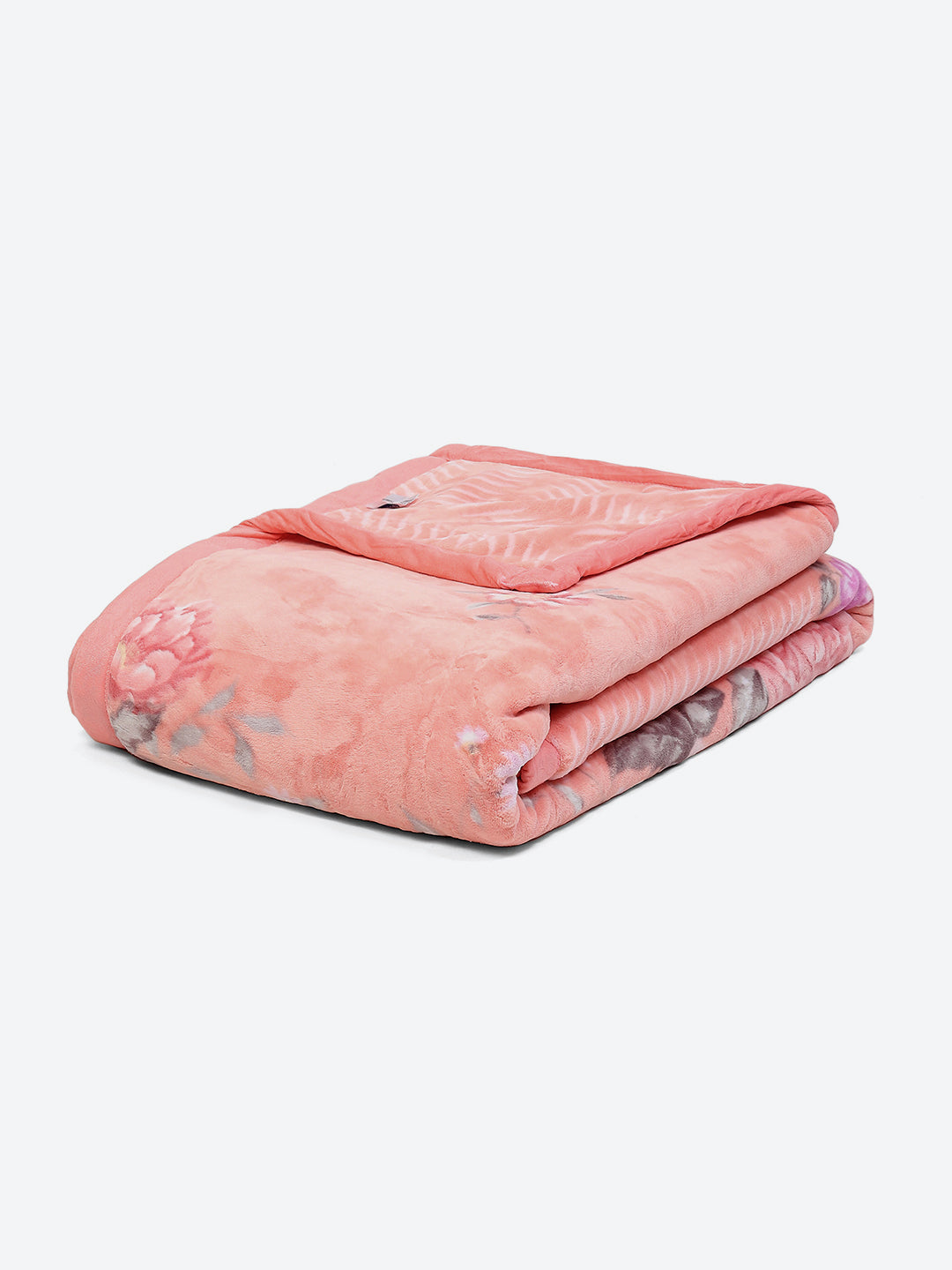 Printed Double Bed 795 GSM Blanket Cashmere 2 Ply (Weight 4.2 kg)