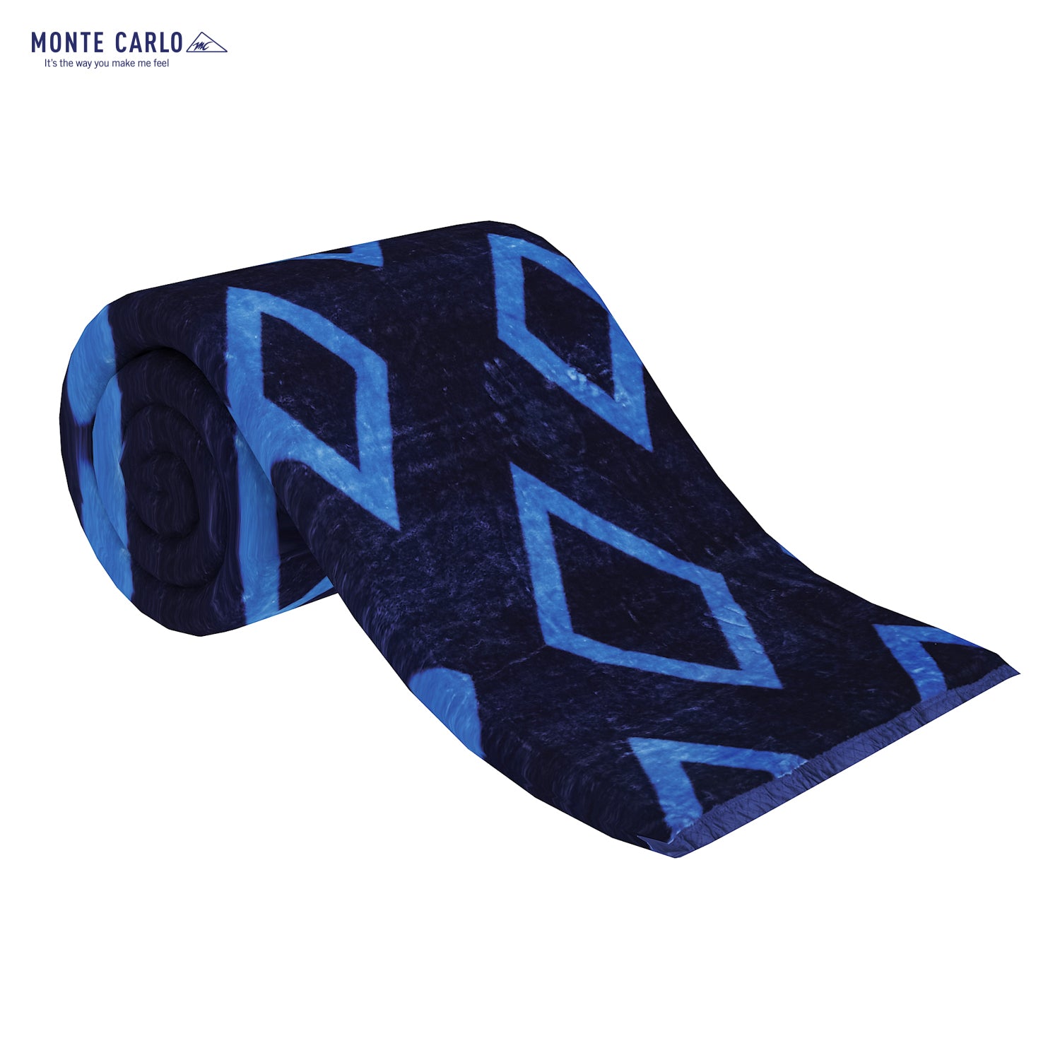Printed Double Bed Blanket for Mild Winter -1 Ply