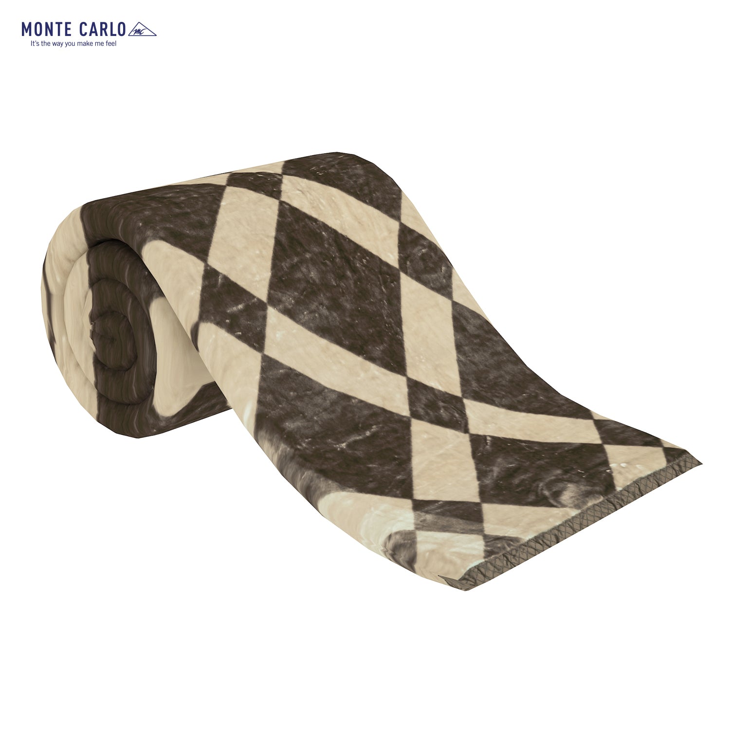 Printed Double Bed Blanket for Mild Winter -1 Ply