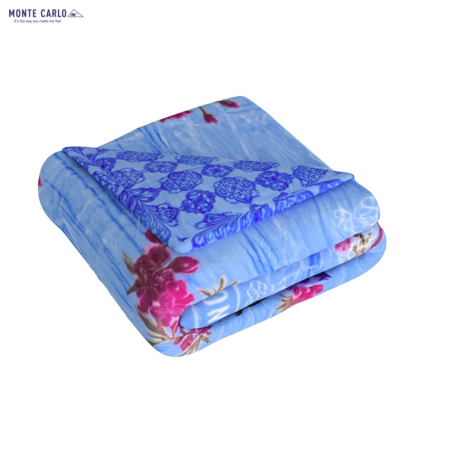 Printed Double Bed Blanket for Heavy Winter -2 Ply