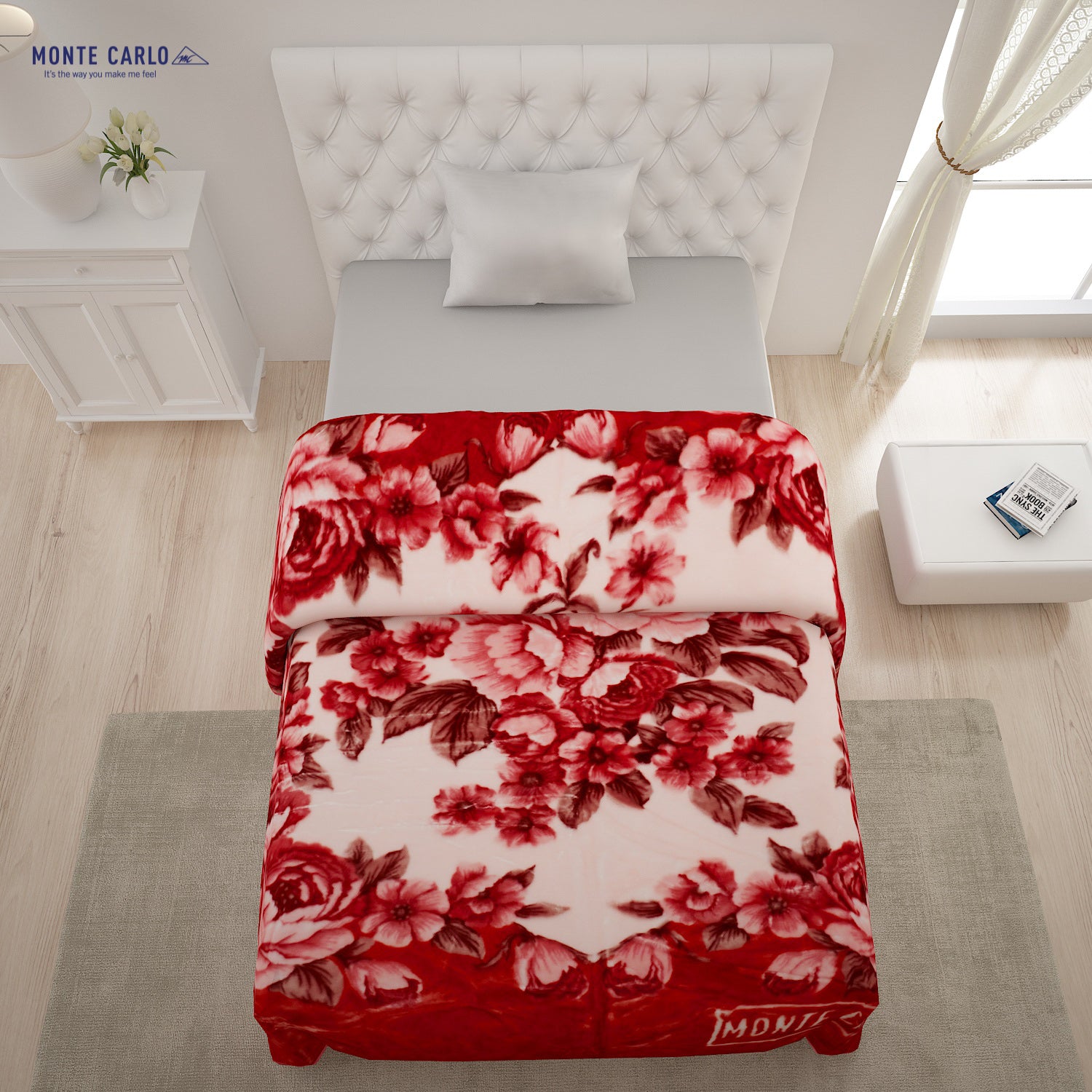 Printed Single Bed Blanket for Heavy Winter -2 Ply