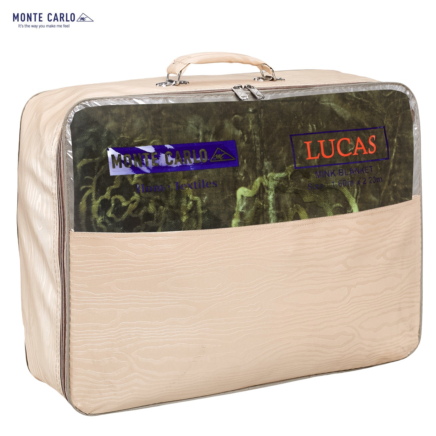 Printed Single Bed 1022 GSM Blanket Lucas 2 Ply (Weight 3.6 kg)