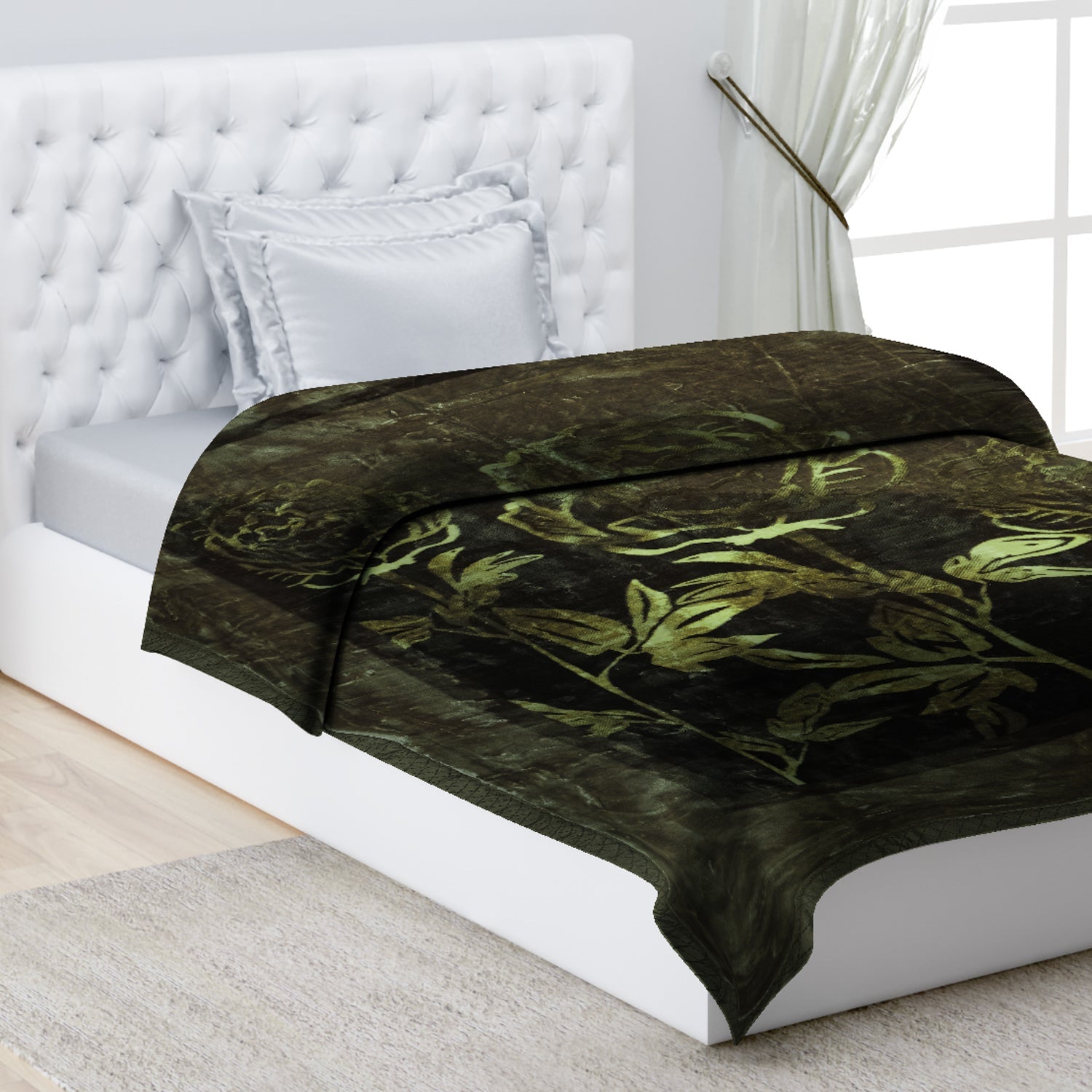 Printed Single Bed 1022 GSM Blanket Lucas 2 Ply (Weight 3.6 kg)
