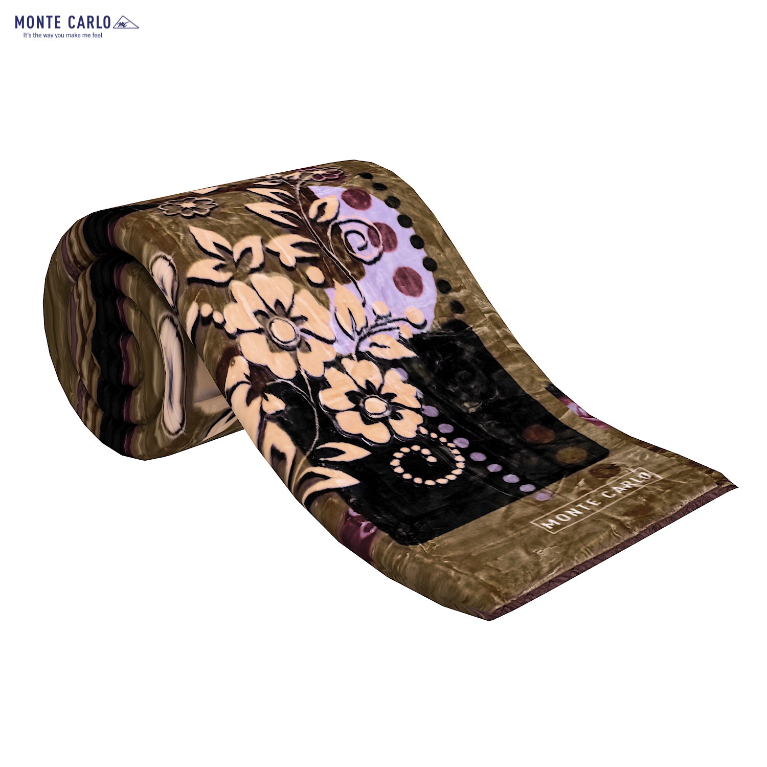 Printed Double Bed Blanket for Heavy Winter -2 Ply