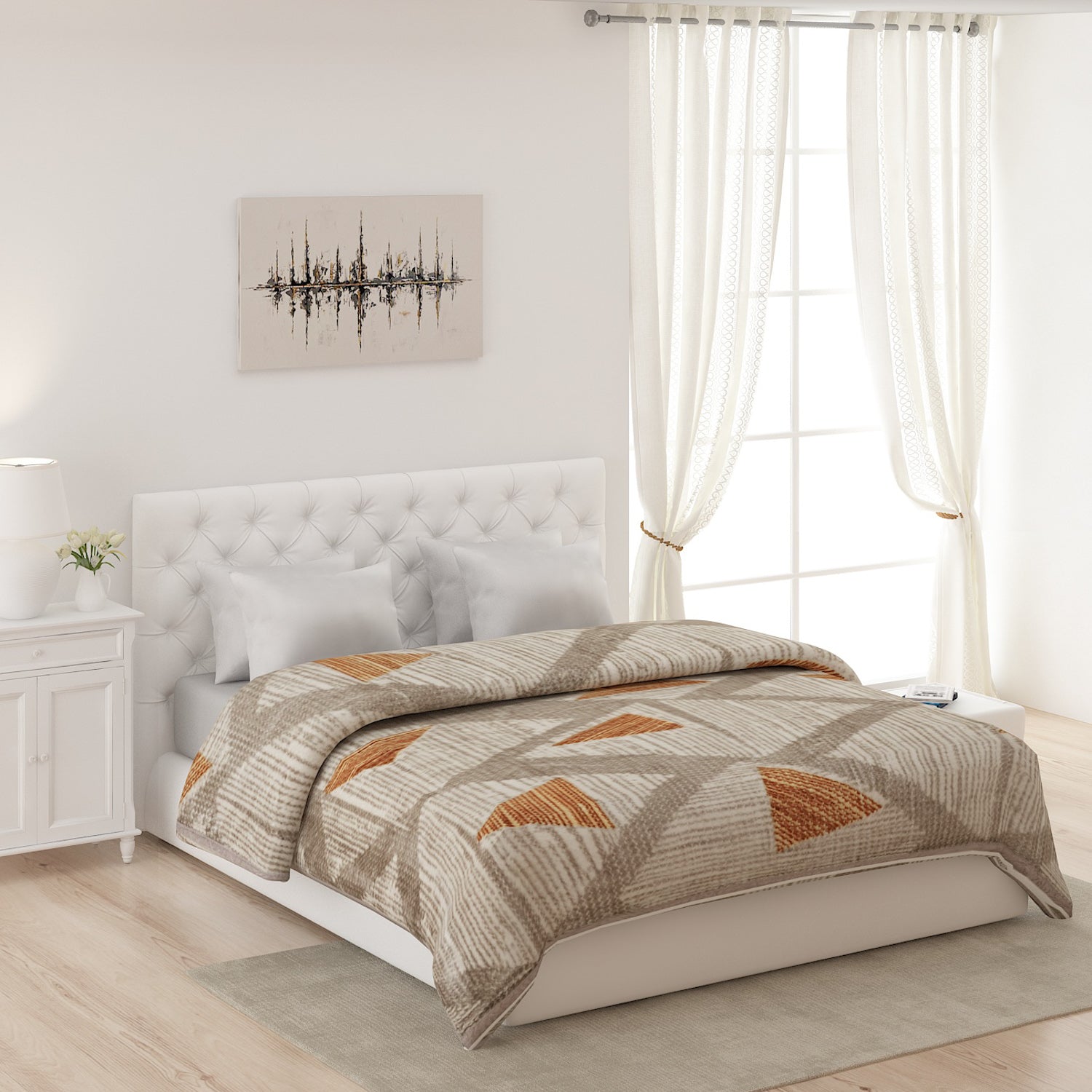 Printed Double Bed 757 GSM Blanket Pride 2 Ply (Weight 4 kg)