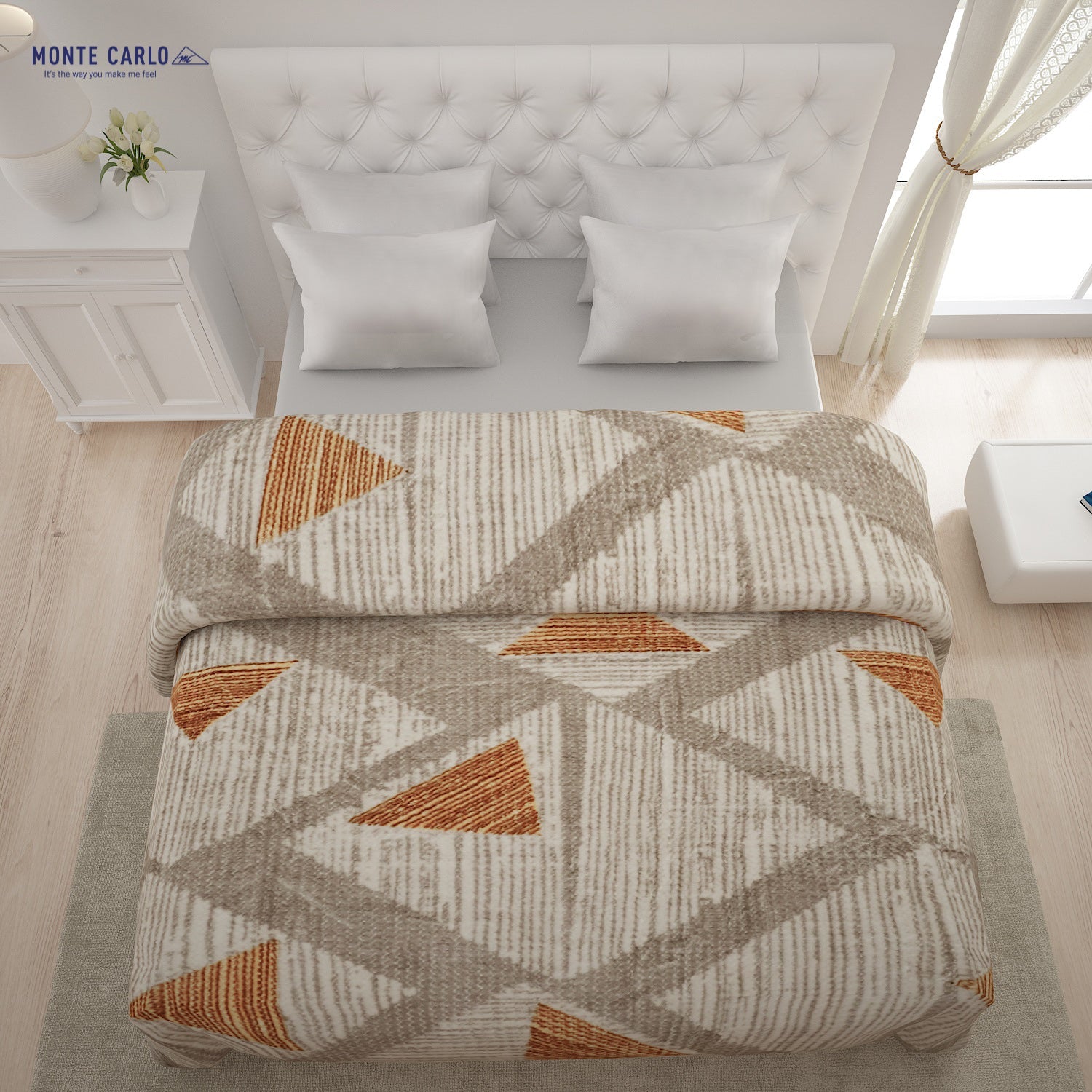 Printed Double Bed 757 GSM Blanket Pride 2 Ply (Weight 4 kg)