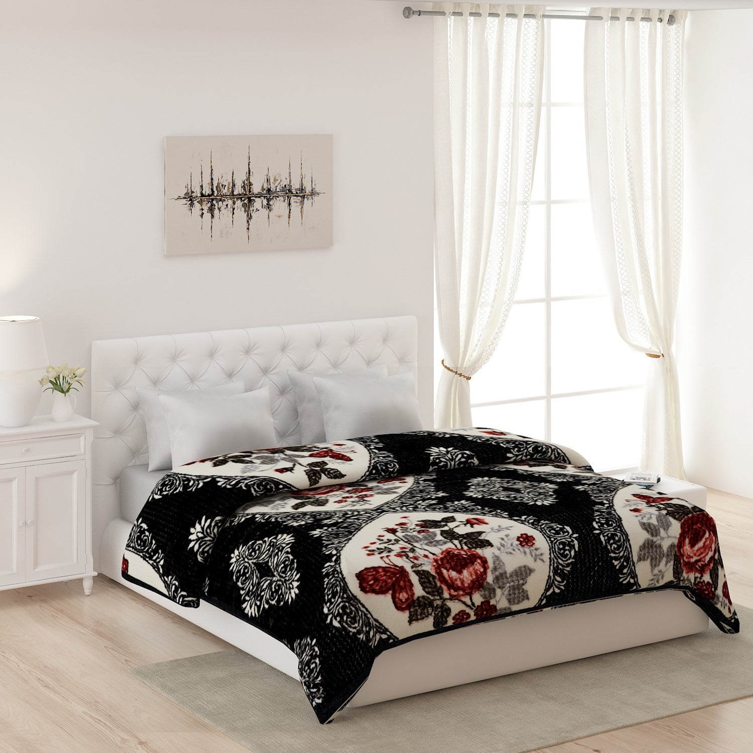 Printed Double Bed 757 GSM Blanket Pride 2 Ply (Weight 4 kg)