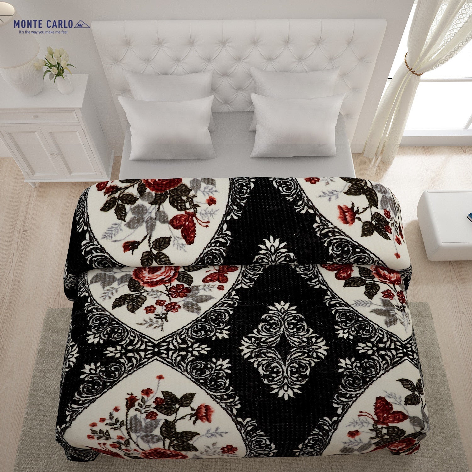 Printed Double Bed 757 GSM Blanket Pride 2 Ply (Weight 4 kg)