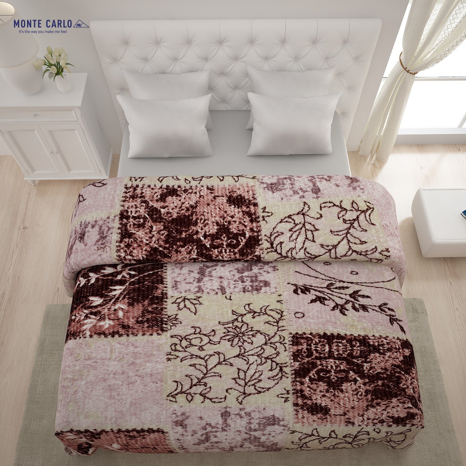 Printed Double Bed 757 GSM Blanket Pride 2 Ply (Weight 4 kg)