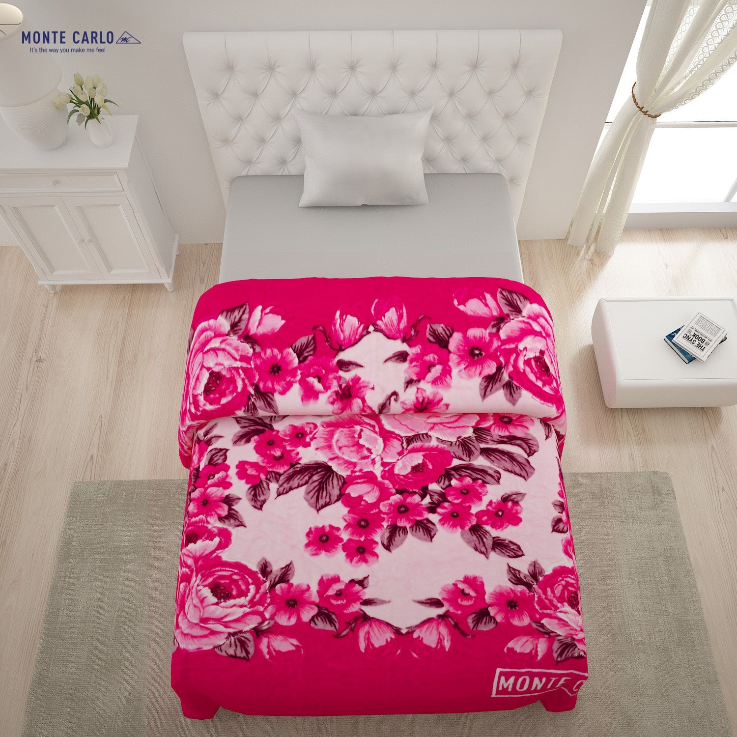Printed Single Bed 852 GSM Blanket Shagun 2 Ply (Weight 3 kg)