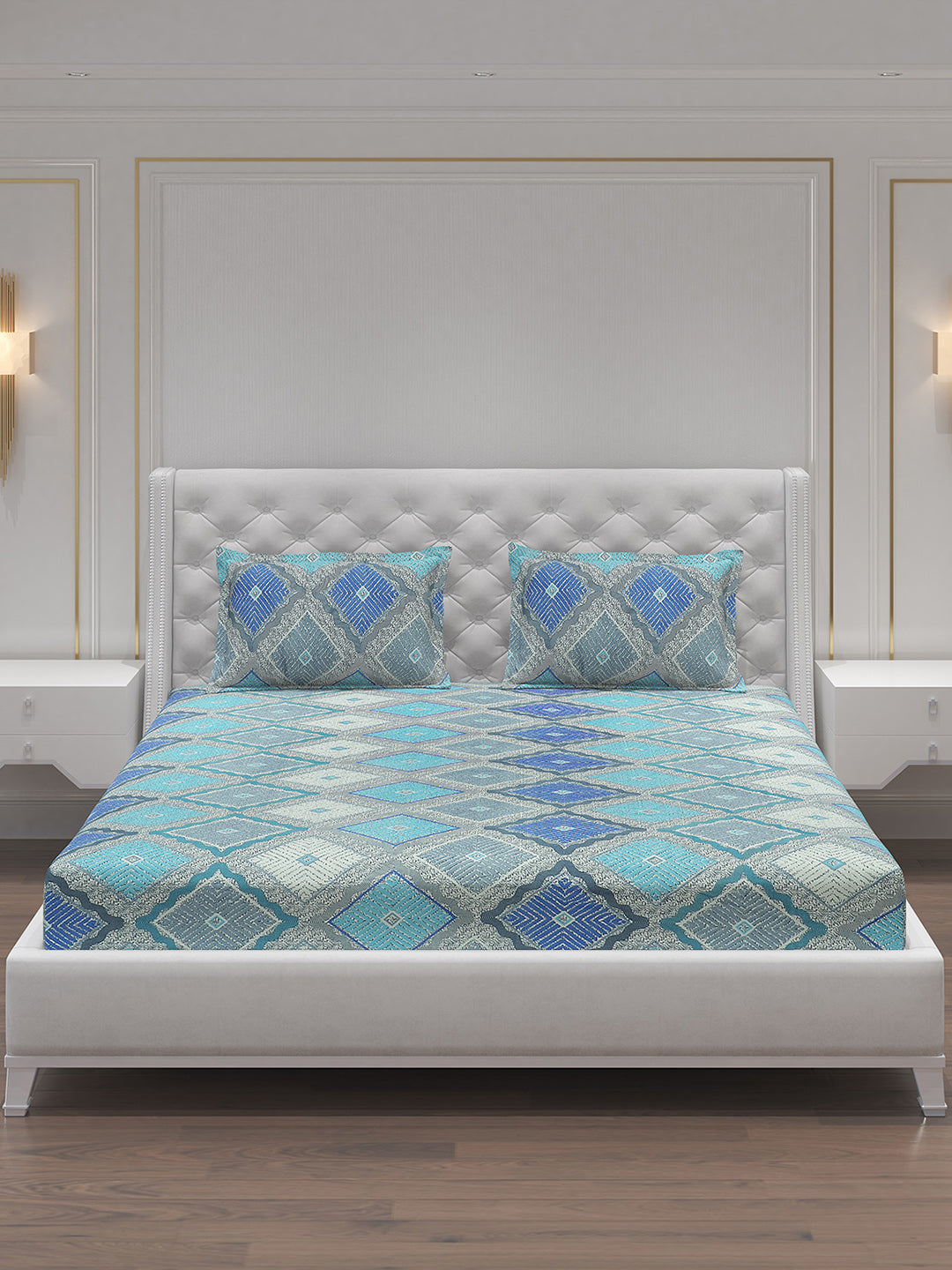 MOCA by Monte Carlo 120 GSM Microfibre Double Bedsheet with 2 Pillow Covers