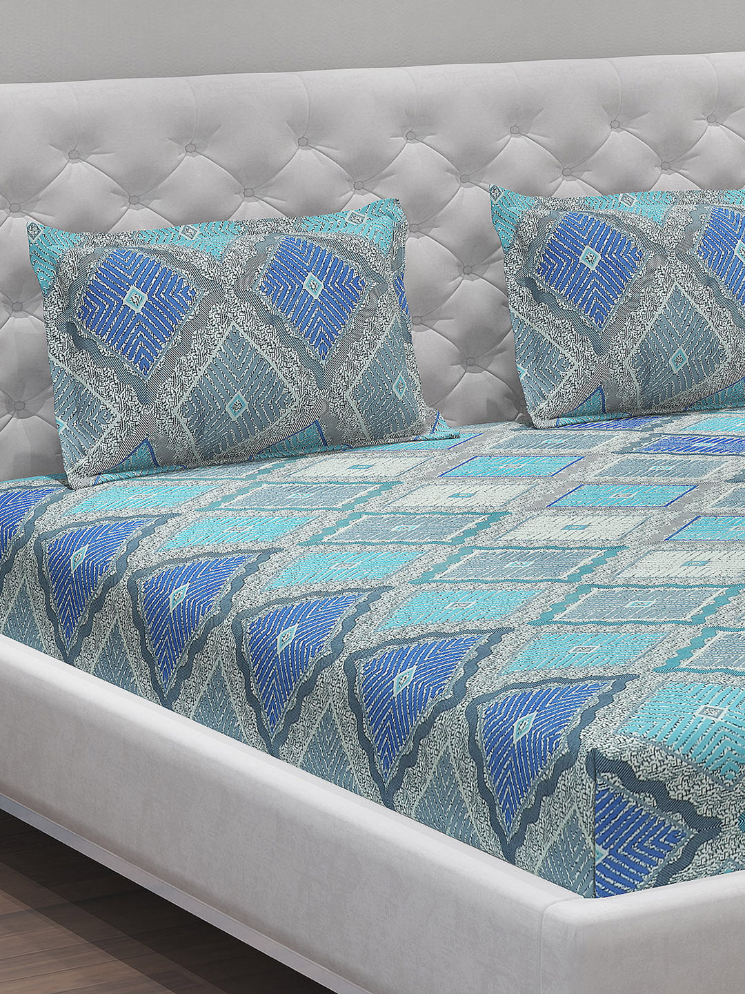 MOCA by Monte Carlo 120 GSM Microfibre Double Bedsheet with 2 Pillow Covers