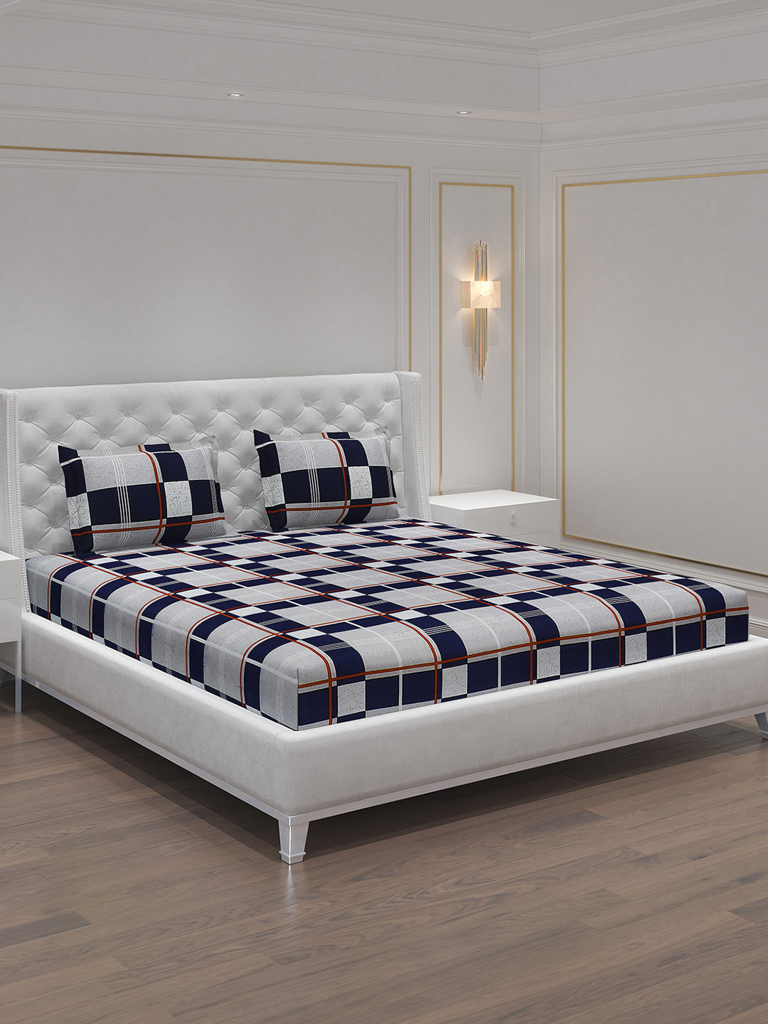 MOCA by Monte Carlo 120 GSM Microfibre Double Bedsheet with 2 Pillow Covers