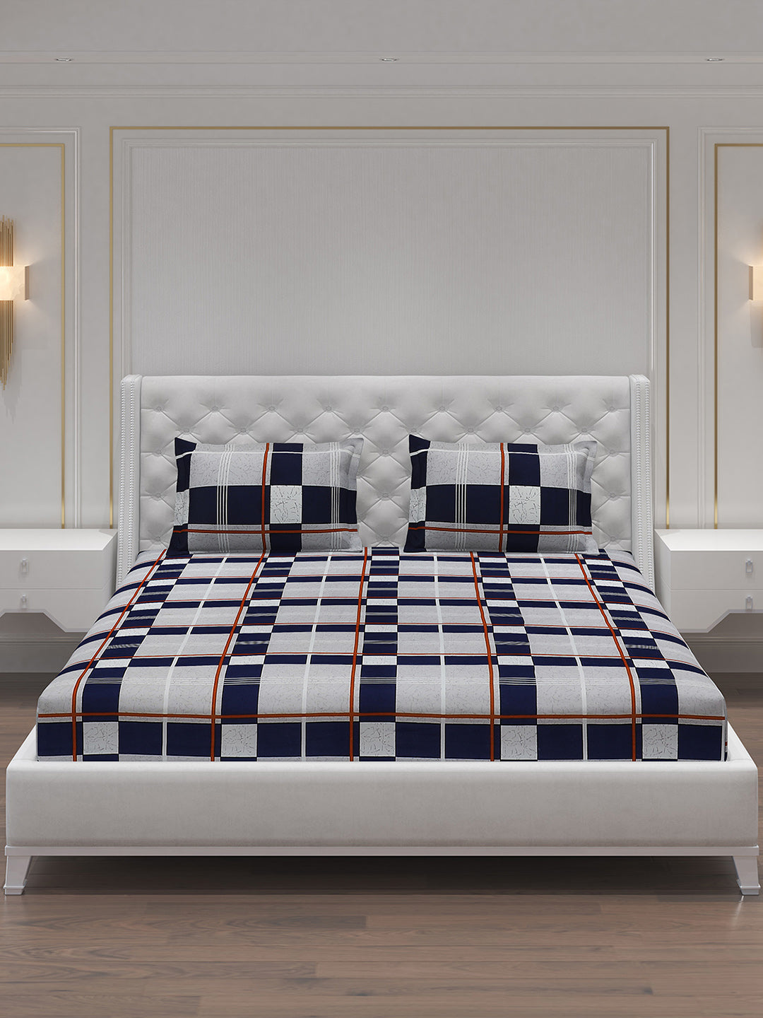 MOCA by Monte Carlo 120 GSM Microfibre Double Bedsheet with 2 Pillow Covers