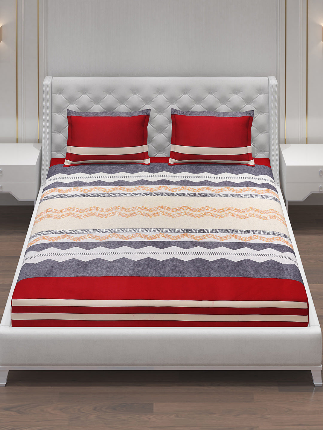 MOCA by Monte Carlo 120 GSM Microfibre Double Bedsheet (2 Pcs Set)