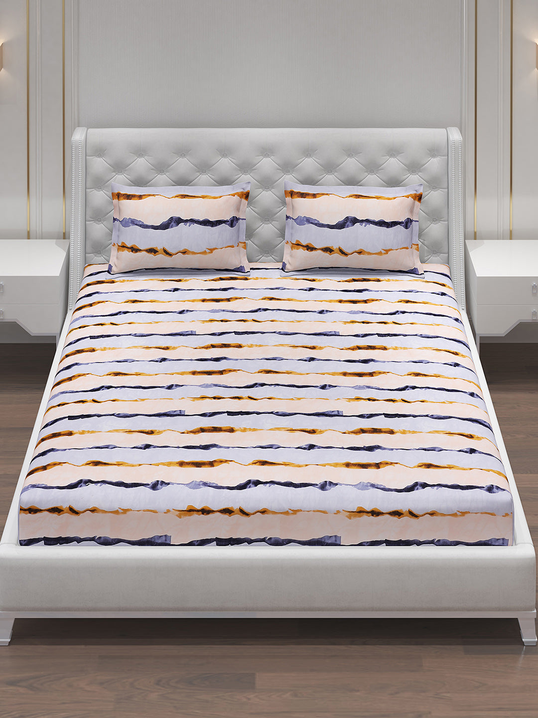 MOCA by Monte Carlo 120 GSM Microfibre Double Bedsheet (2 Pcs Set)