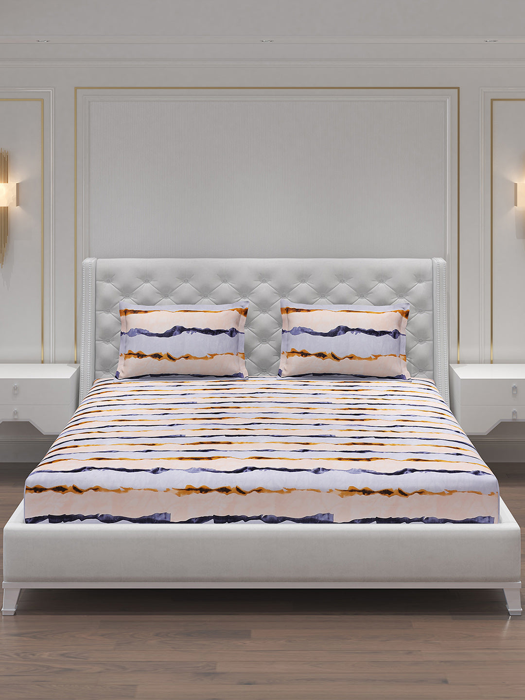 MOCA by Monte Carlo 120 GSM Microfibre Double Bedsheet (2 Pcs Set)