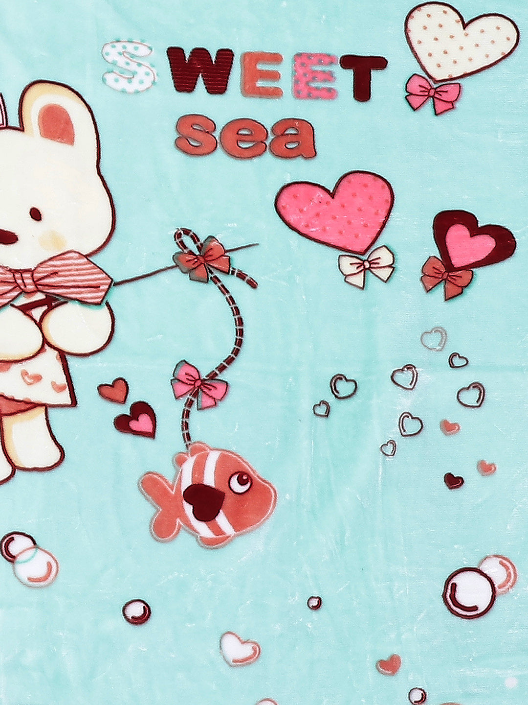 Printed Baby Blanket 2 Ply, 550 GSM, Weight 0.5 kg (Donald)