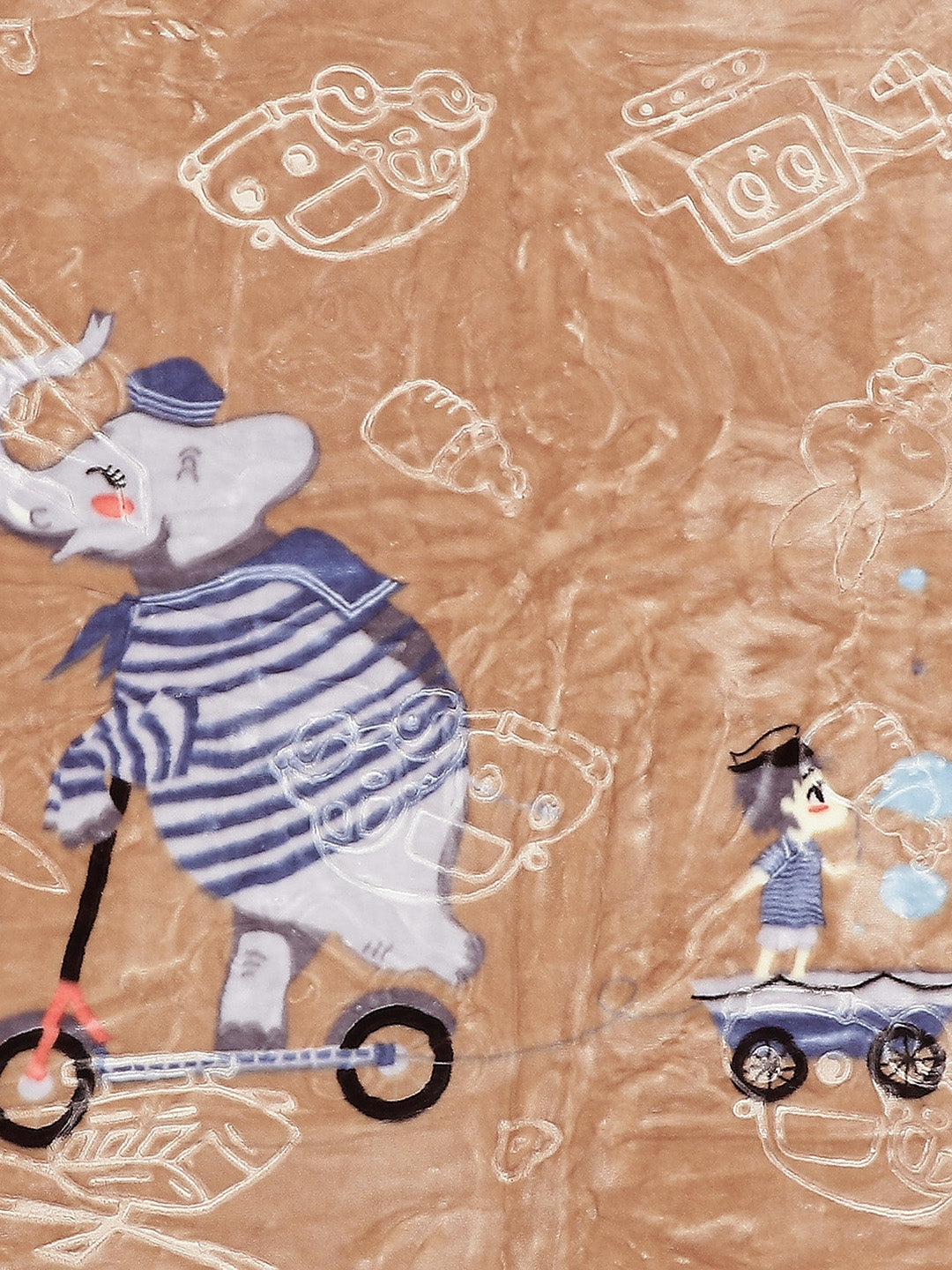 Printed Baby Blanket for Mild Winter -2 Ply