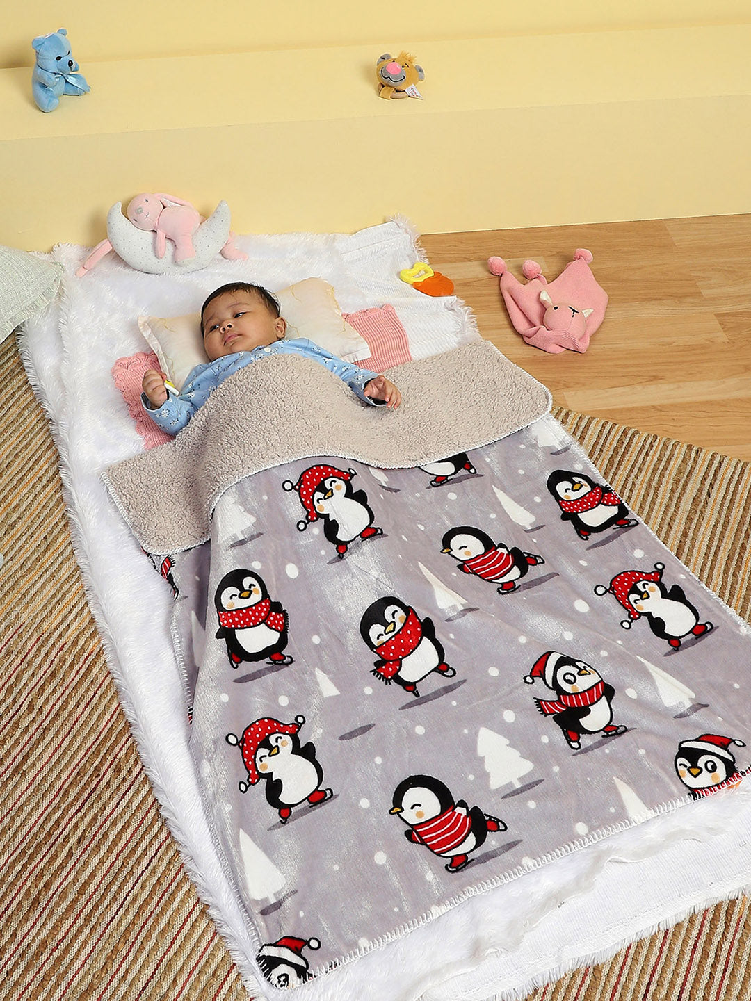 Printed Baby Blanket for Mild Winter -2 Ply