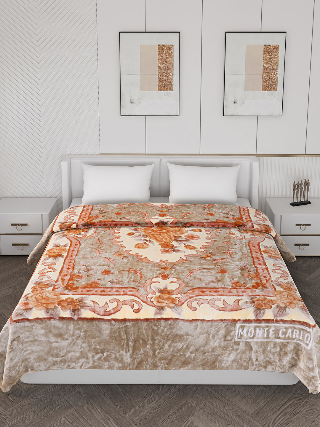 Printed Double Bed 757 GSM Blanket Alexander 2 Ply (Weight 4 kg)
