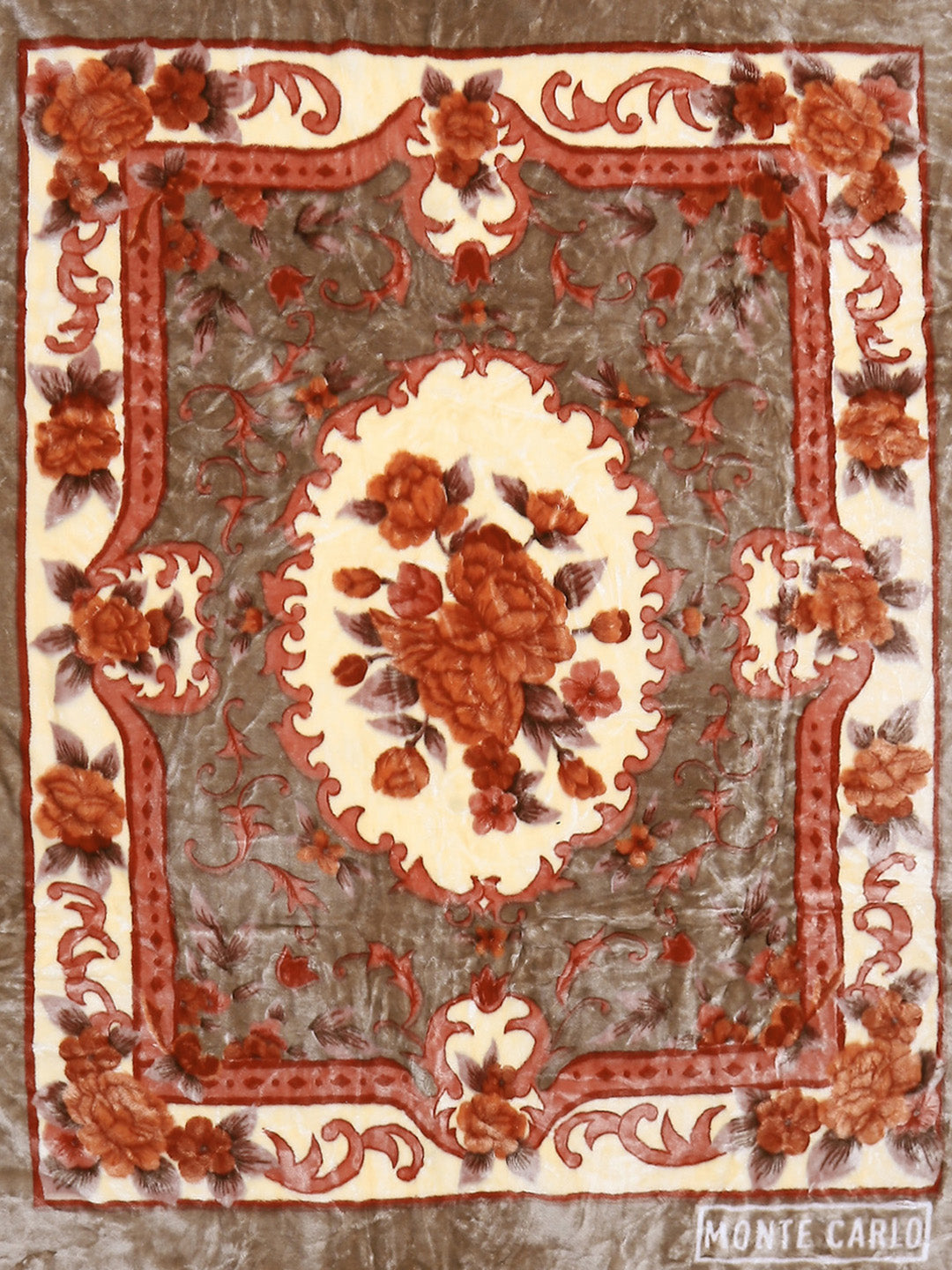 Printed Double Bed 757 GSM Blanket Alexander 2 Ply (Weight 4 kg)