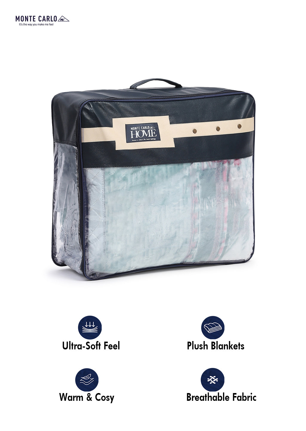 Printed Double Bed 757 GSM Blanket Alexander 2 Ply (Weight 4 kg)