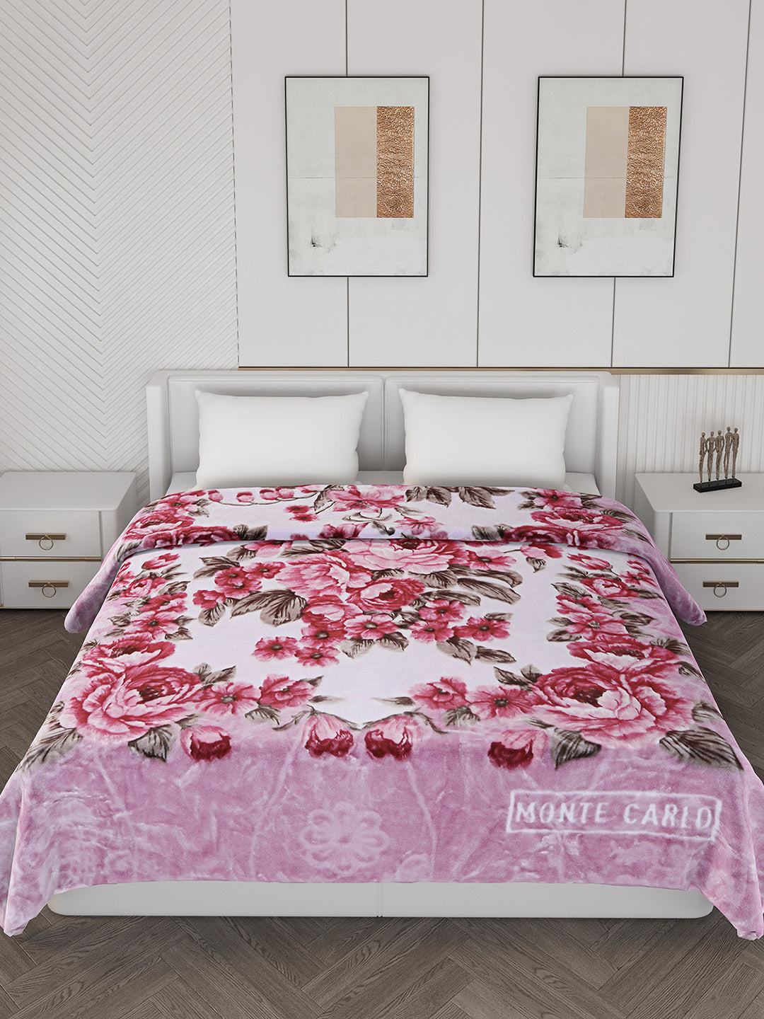 Printed Double Bed 600 GSM Blanket for Heavy Winter -2 Ply (Weight 4 kg)