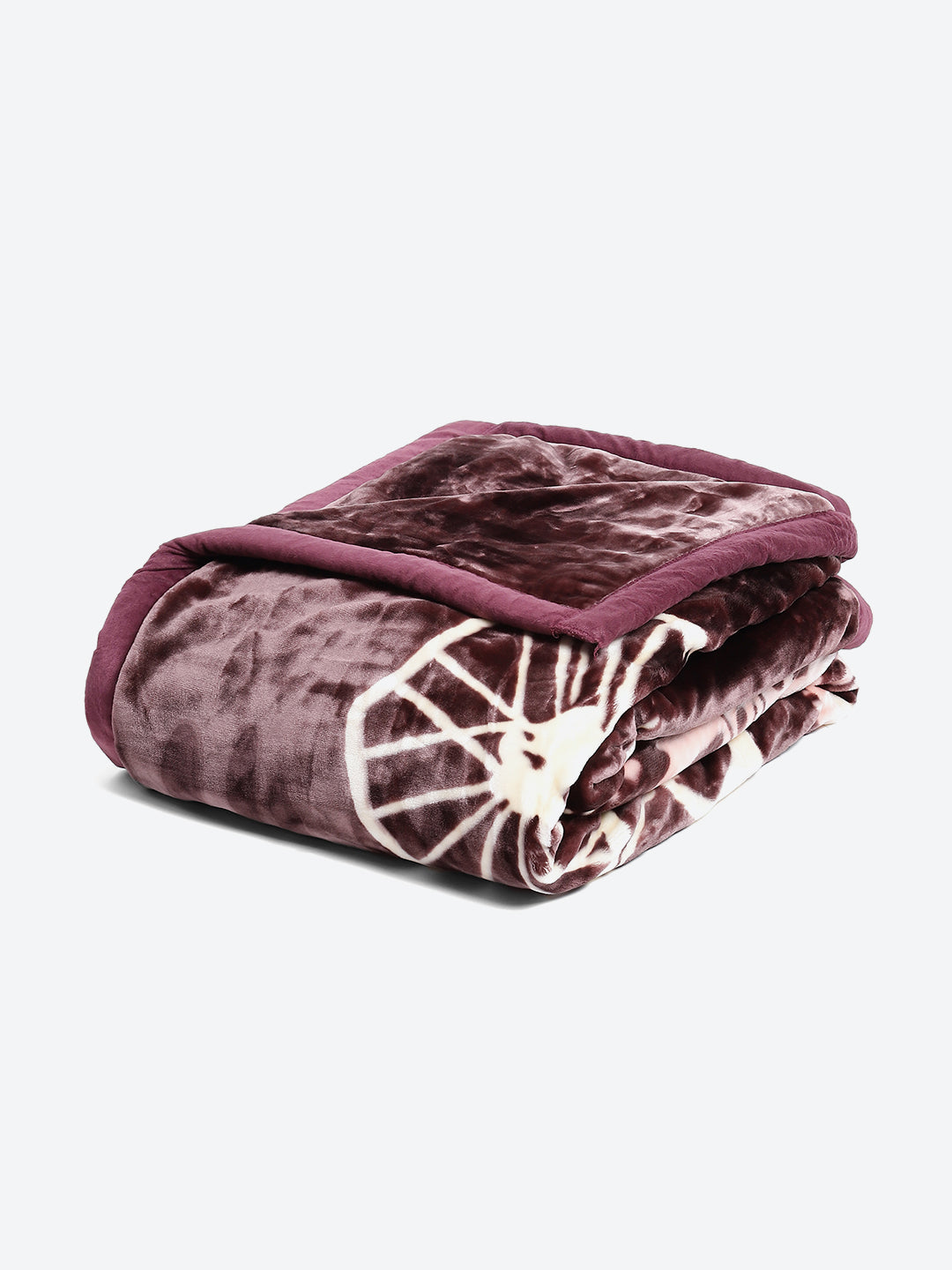 Printed Single Bed 852 GSM Blanket Allen 2 Ply (Weight 3 kg)