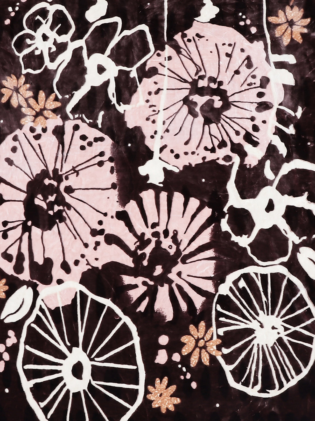 Printed Single Bed 852 GSM Blanket Allen 2 Ply (Weight 3 kg)