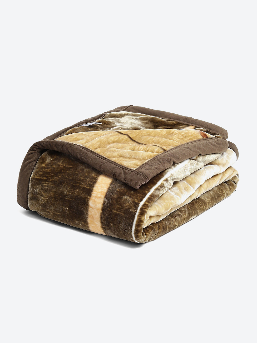 Printed Single Bed 852 GSM Blanket Allen 2 Ply (Weight 3 kg)