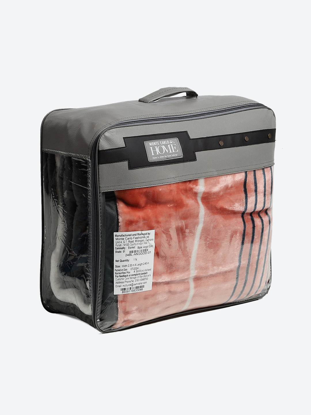 Printed Double Bed 947 GSM Blanket for Heavy Winter -1 Ply (Weight 5 kg)