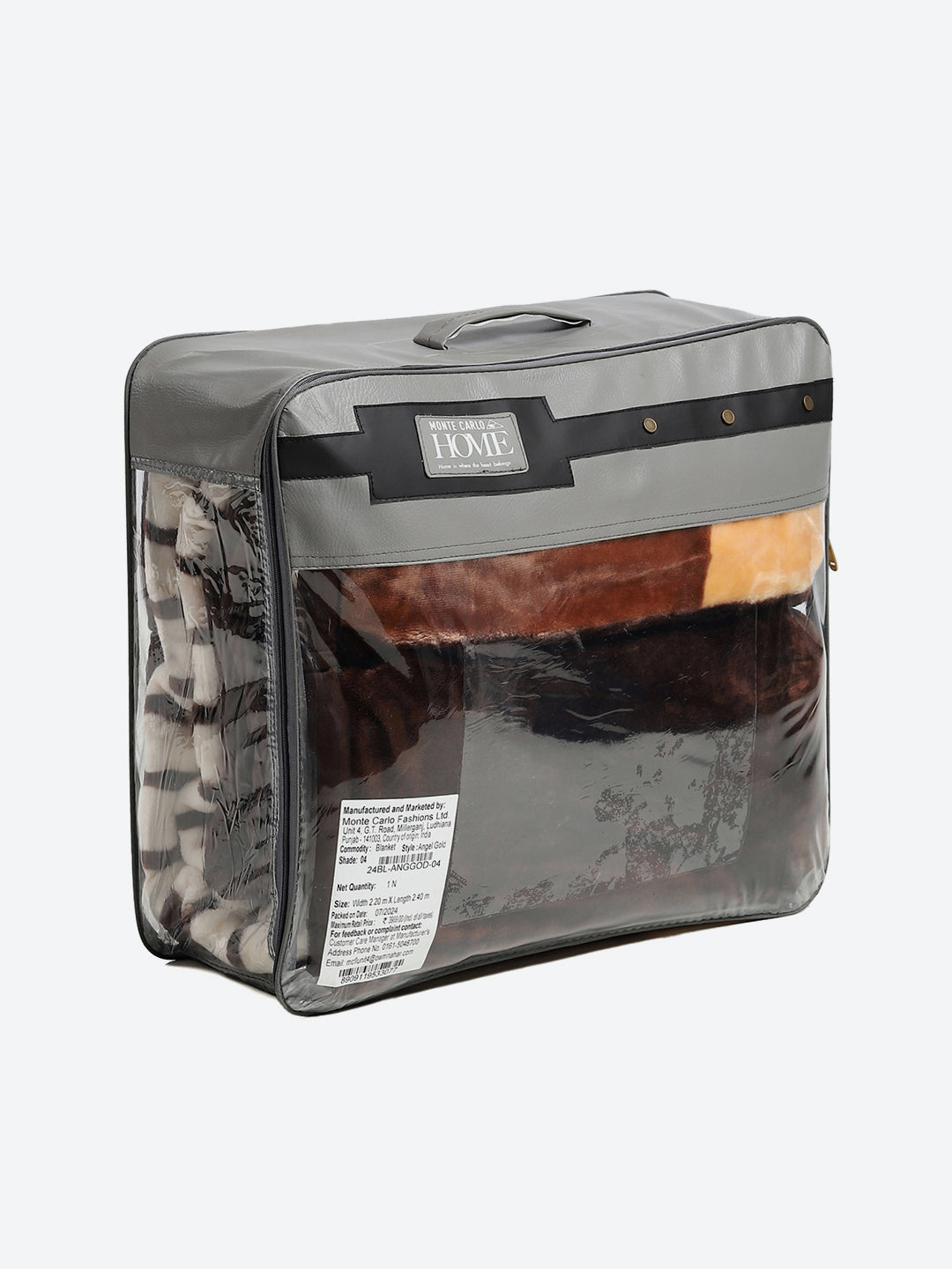 Printed Double Bed 947 GSM Blanket for Heavy Winter -1 Ply (Weight 5 kg)