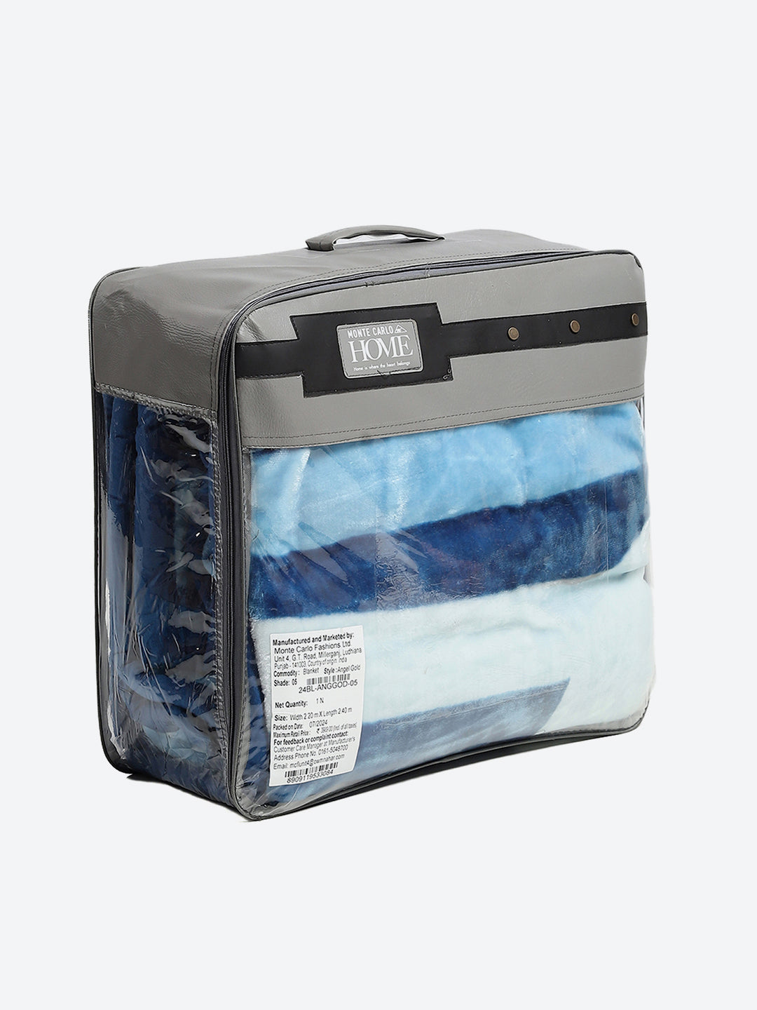 Printed Double Bed 947 GSM Blanket for Heavy Winter -1 Ply (Weight 5 kg)