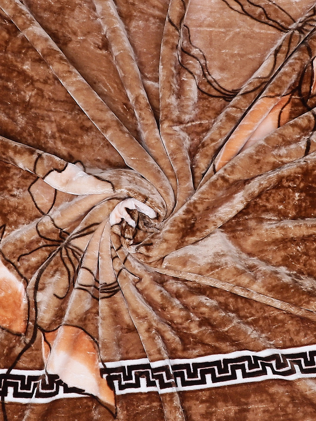 Printed Double Bed 691 GSM Blanket Bennett Super Soft 2 Ply (Weight 3.65 kg)