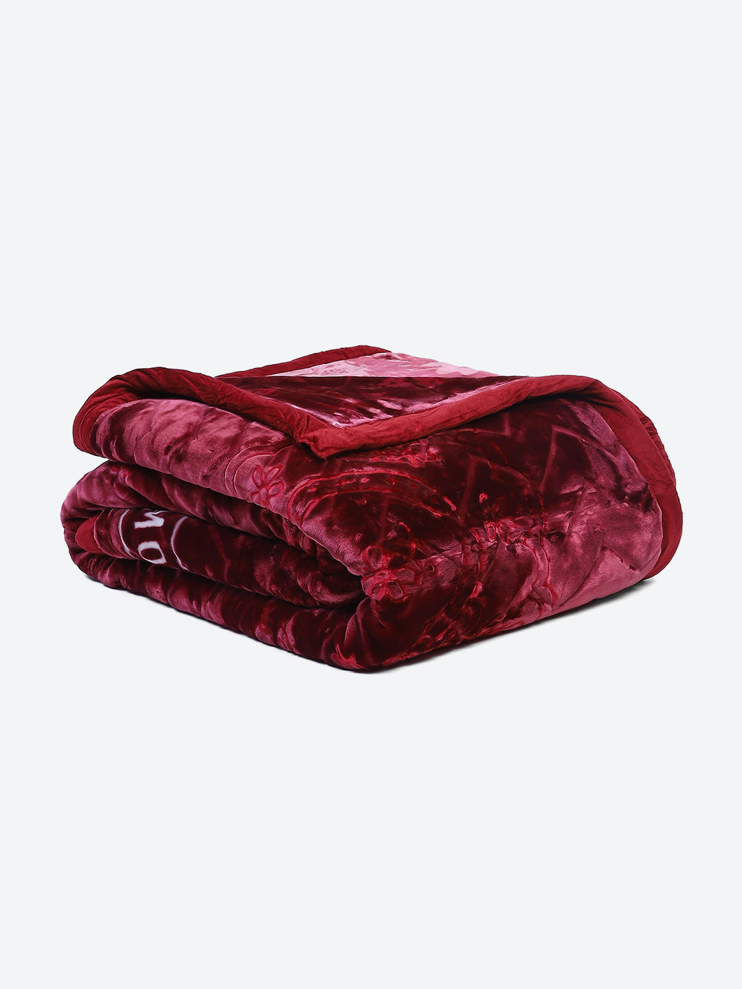 Printed Double Bed Blanket for Heavy Winter -2 Ply