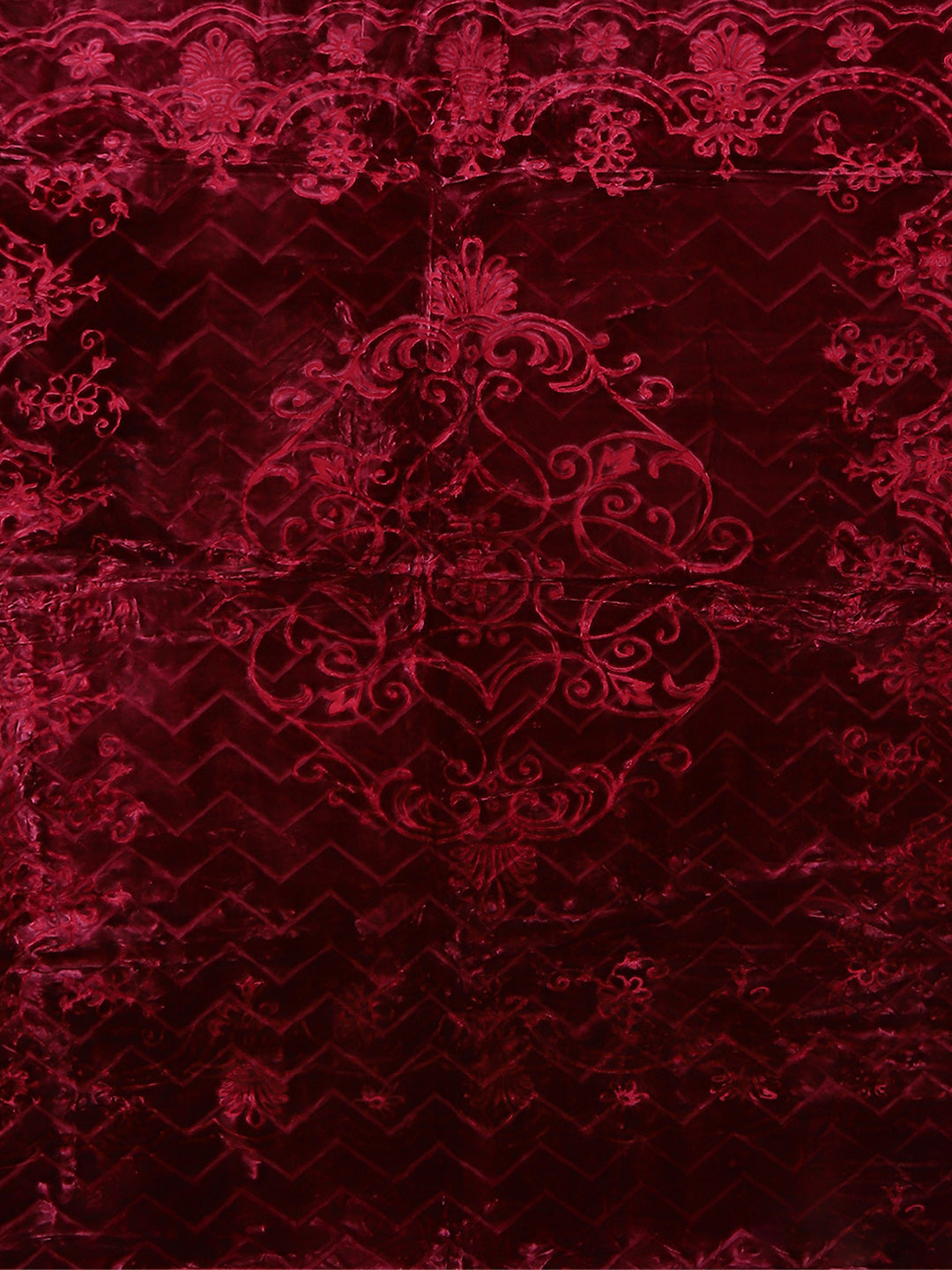 Printed Double Bed Blanket for Heavy Winter -2 Ply