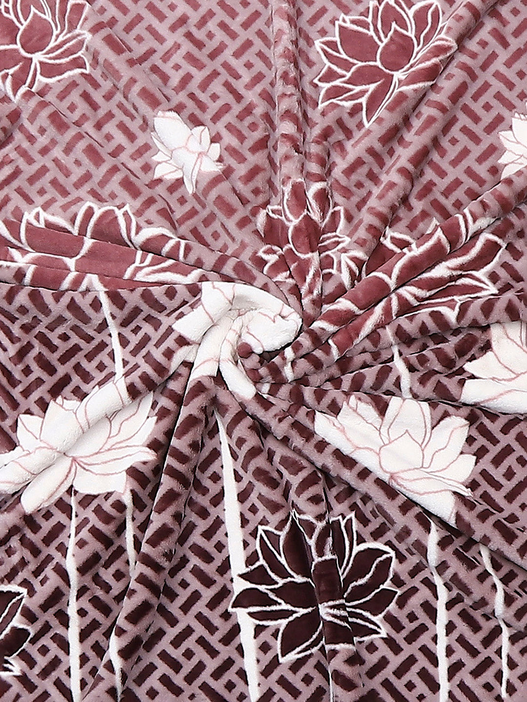 Printed Double Bed Blanket for Heavy Winter -2 Ply