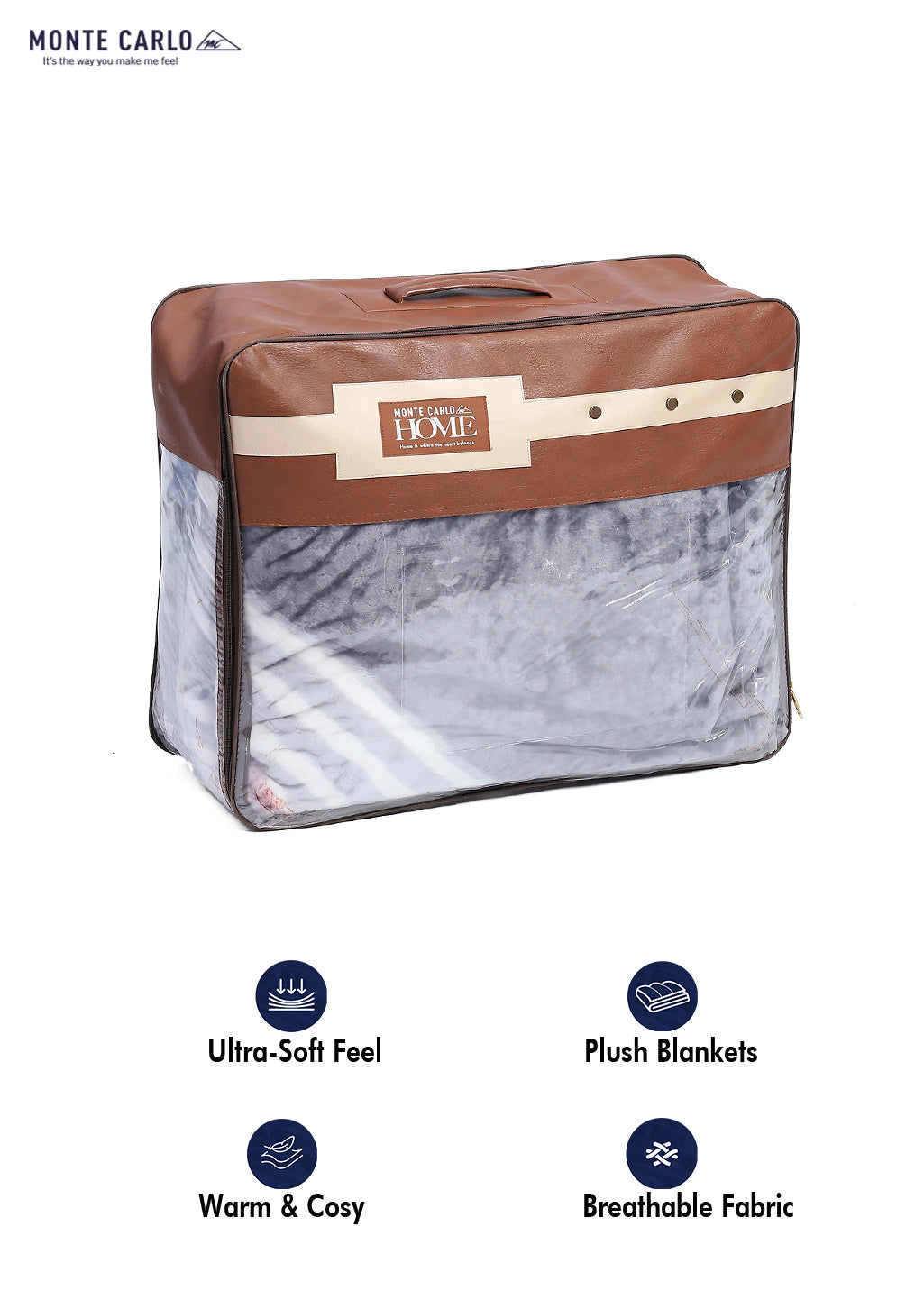 Printed Double Bed 800 GSM Blanket Bolt 1 Ply (Weight 4.3 kg)