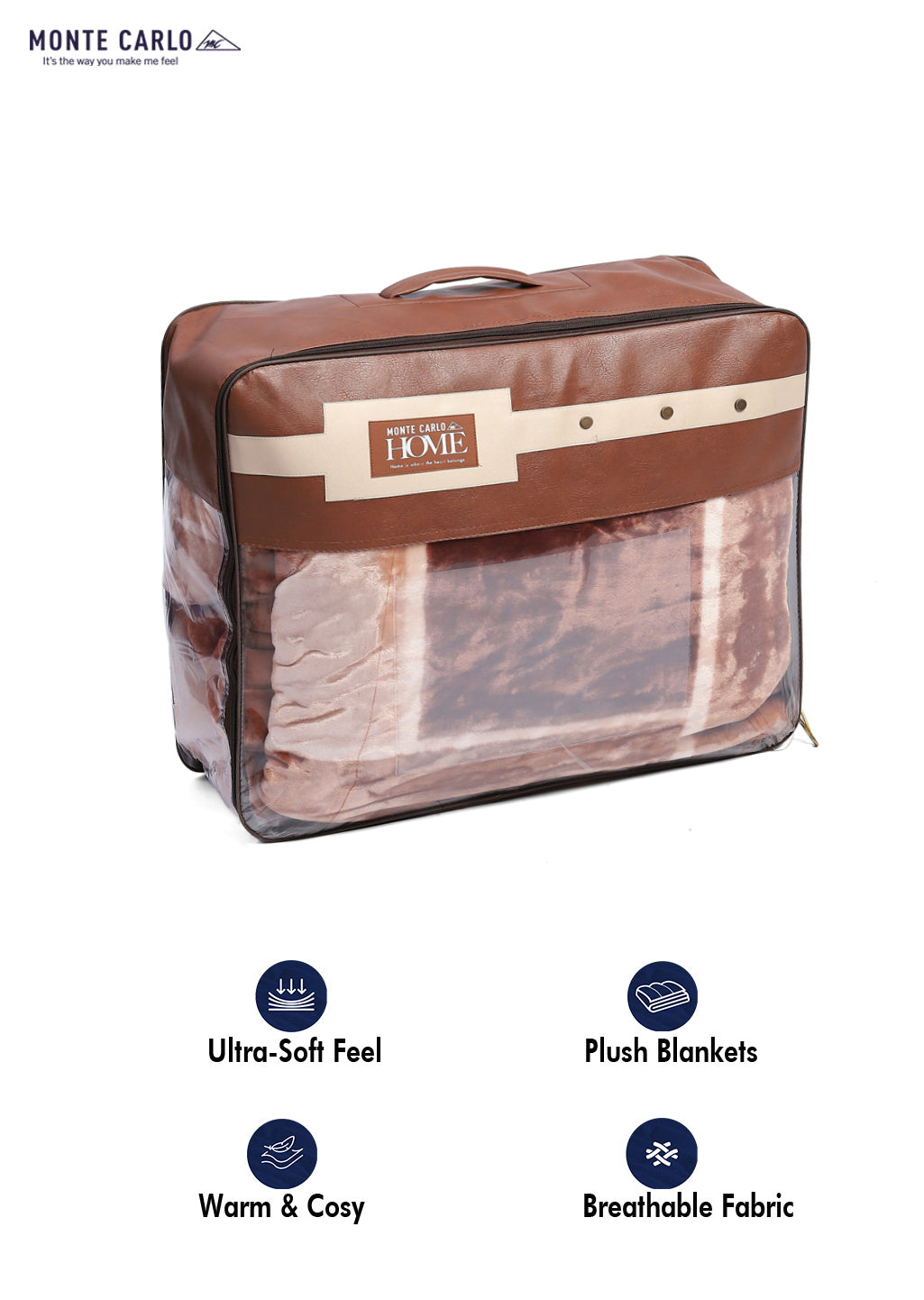 Printed Double Bed 800 GSM Blanket Bolt 1 Ply (Weight 4.3 kg)
